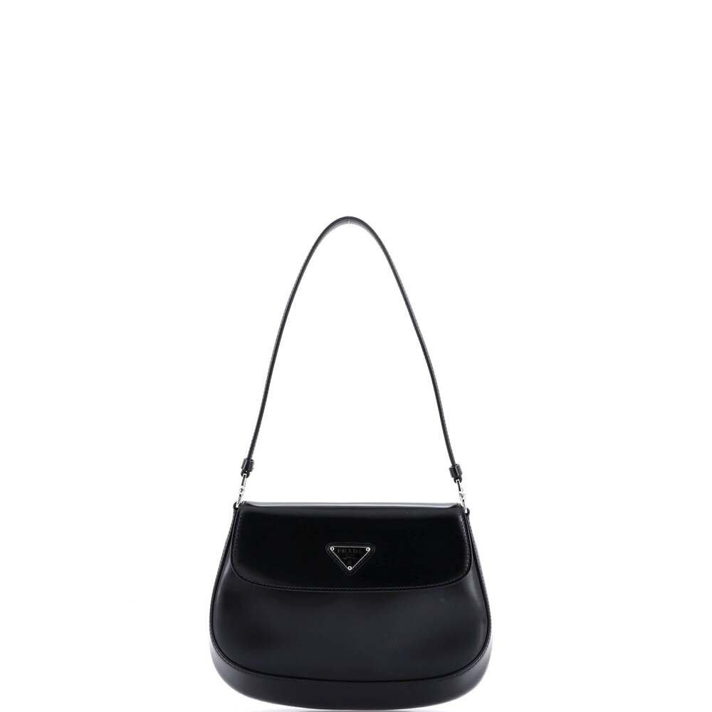 Prada Cleo Flap Shoulder Bag Spazzolato #226673P21B